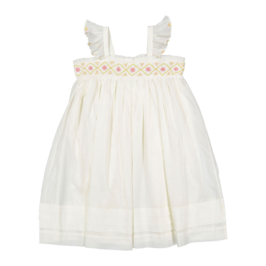 Bonpoint Ecru Laora Dress