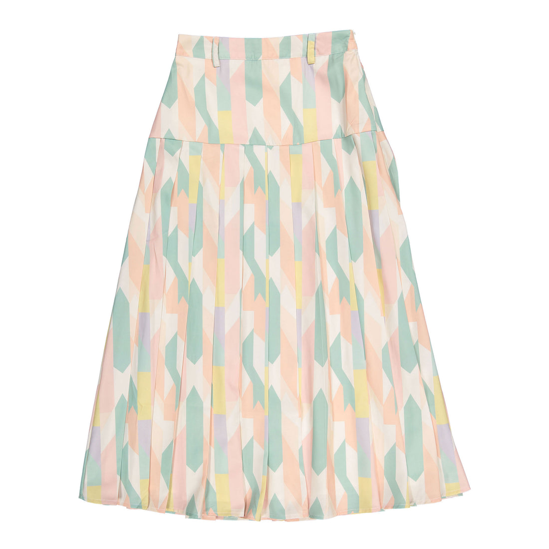 Ava and Lu Pastel Geo Printed Skirt