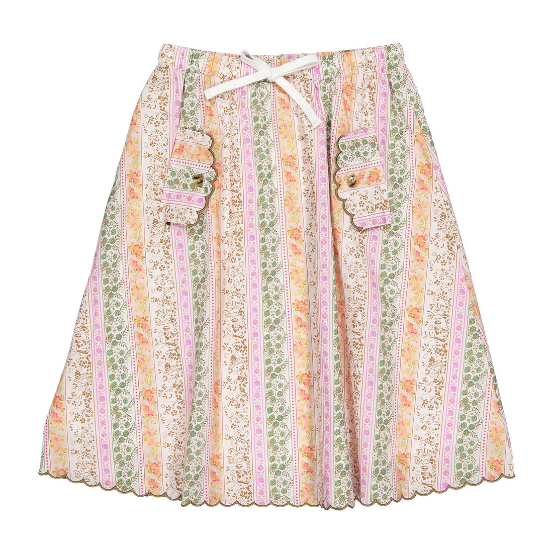 Darlin Floral Stripe Skirt