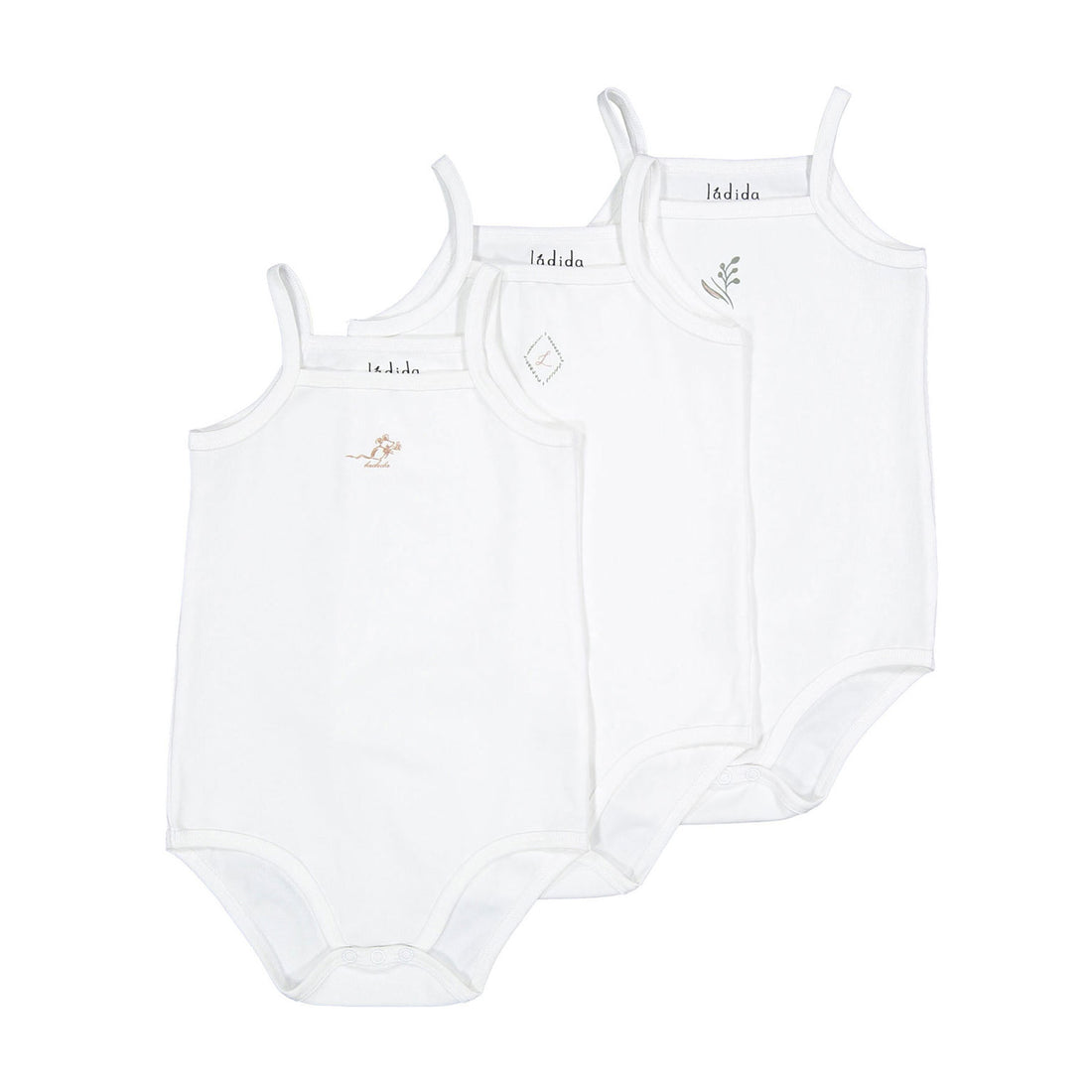 Ladida Layette Cotton 3 Set Onesie