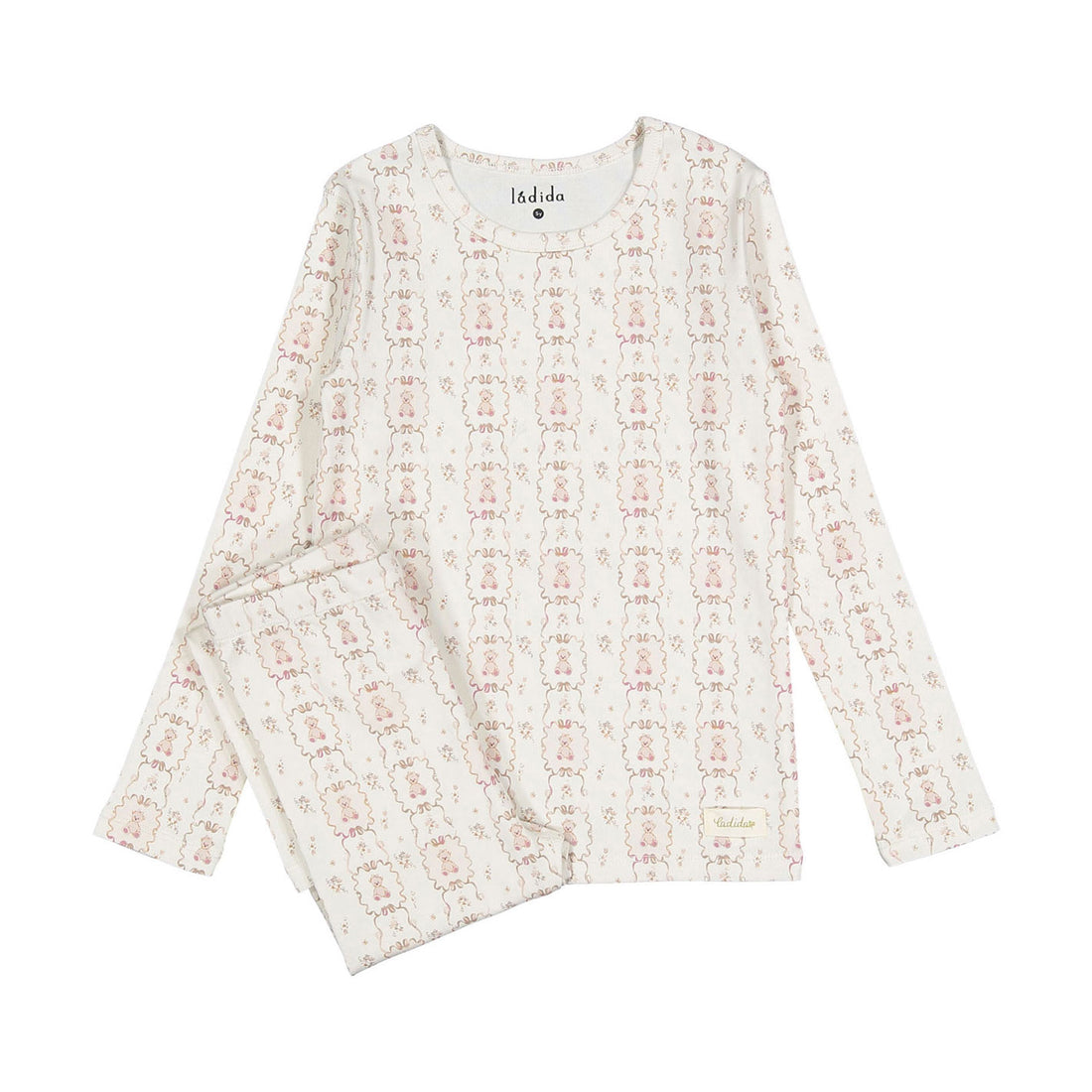 Ladida Layette Mauve Teddy Pajamas