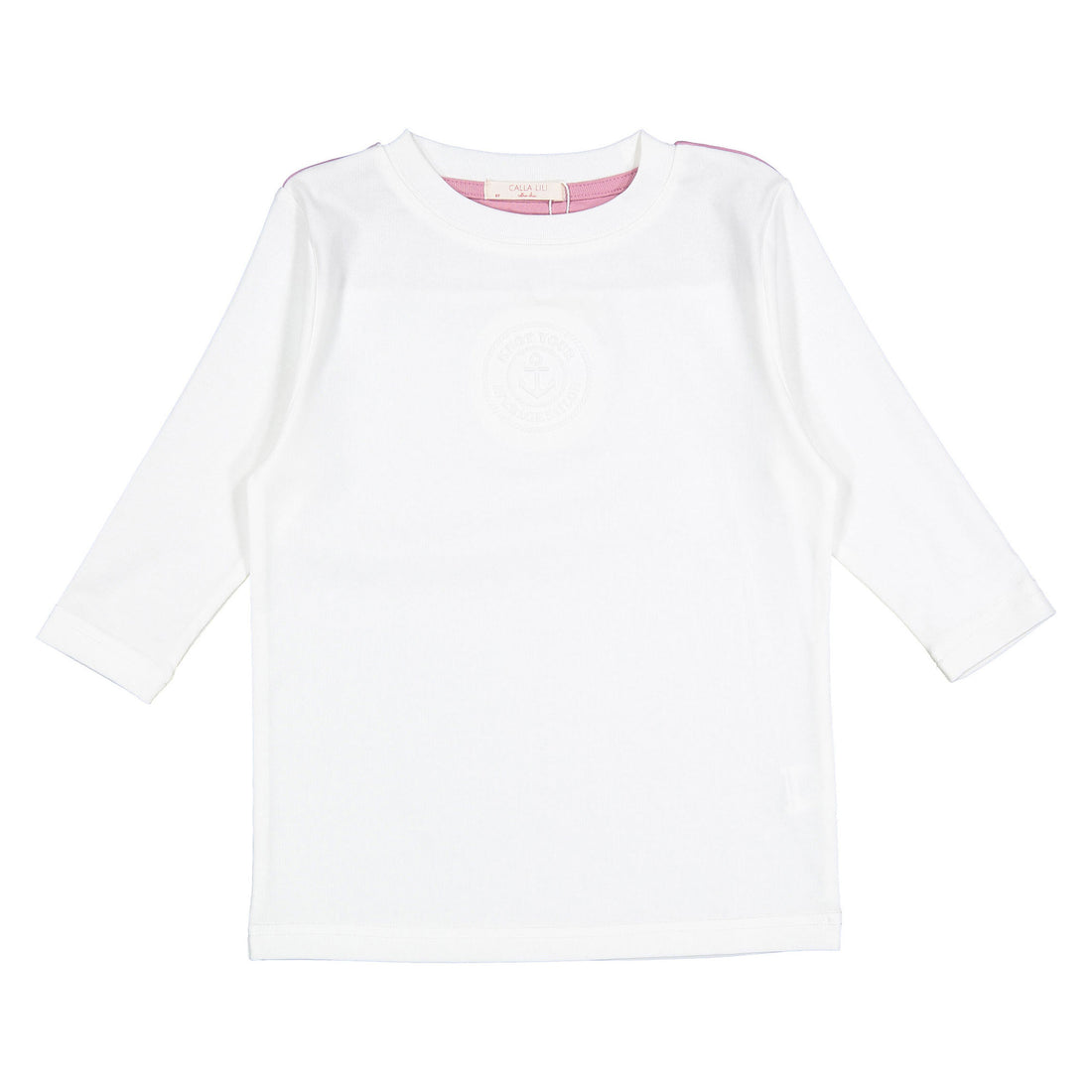 Calla Lili  White/Pink T-Shirt