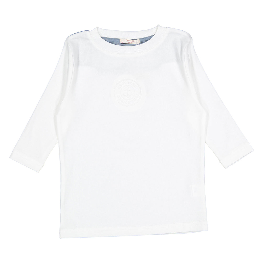 Calla Lili  White/Blue T-Shirt