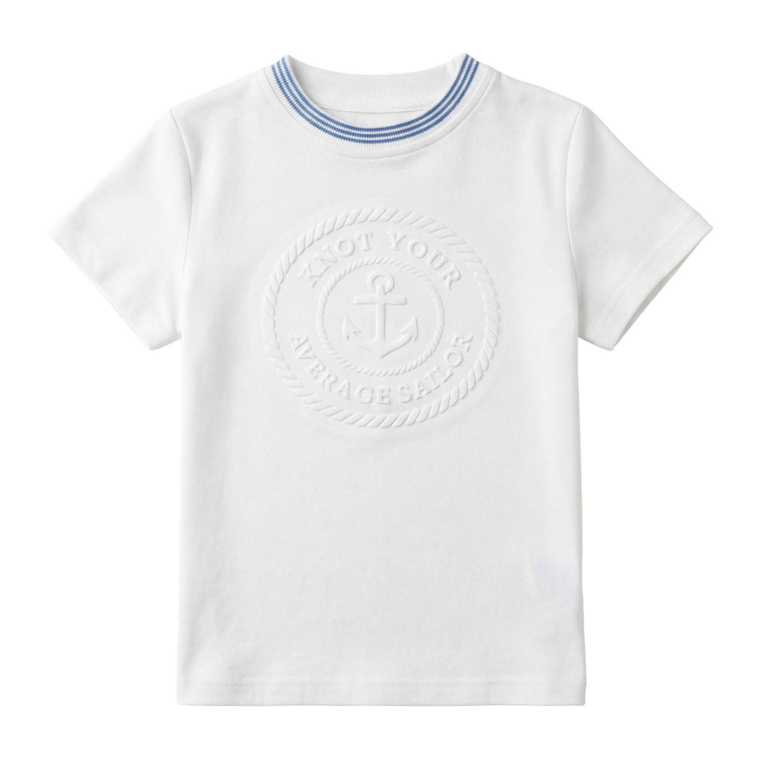 Calla Lili  White Embossed Emblem T-Shirt