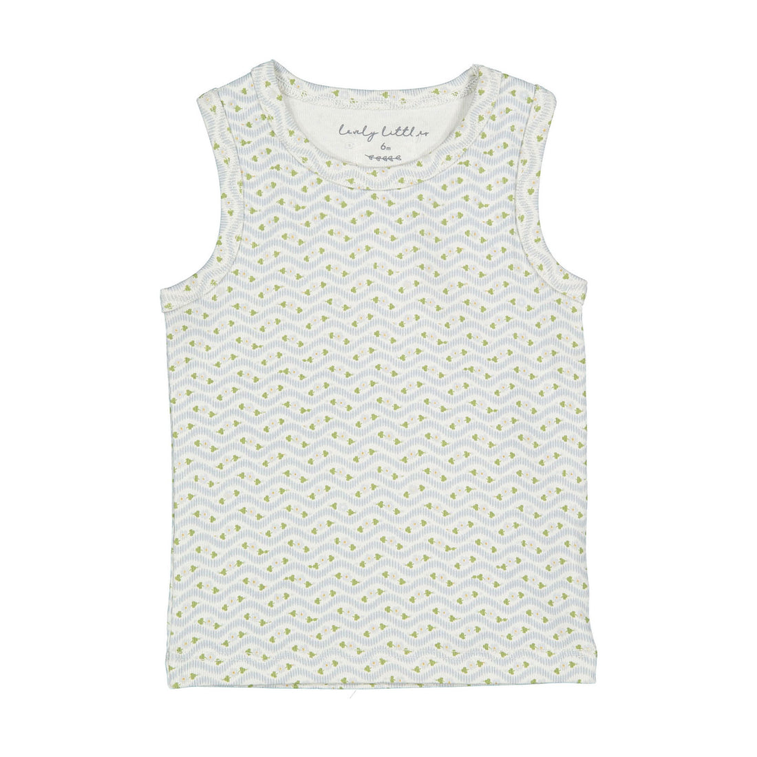 Lovely Littles The Printed Tank - Elsie Blue