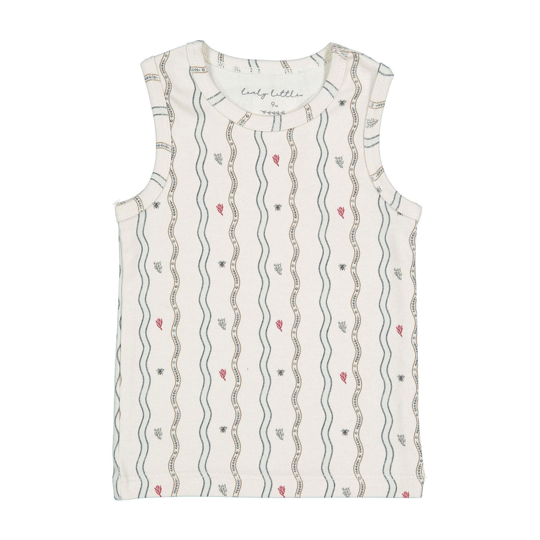 Lovely Littles The Printed Tank - Meri Sea