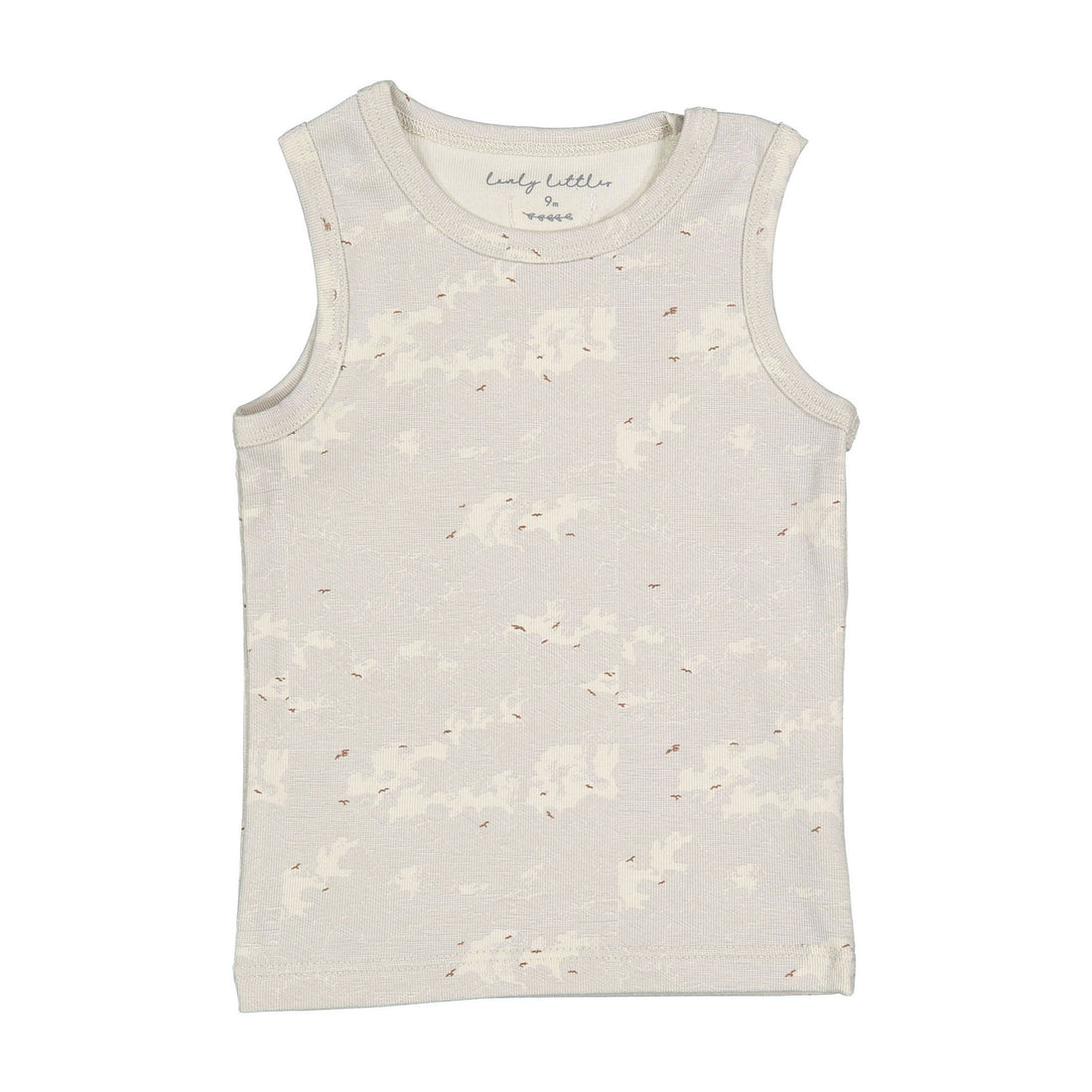 Lovely Littles The Printed Tank - Midair Pointelle