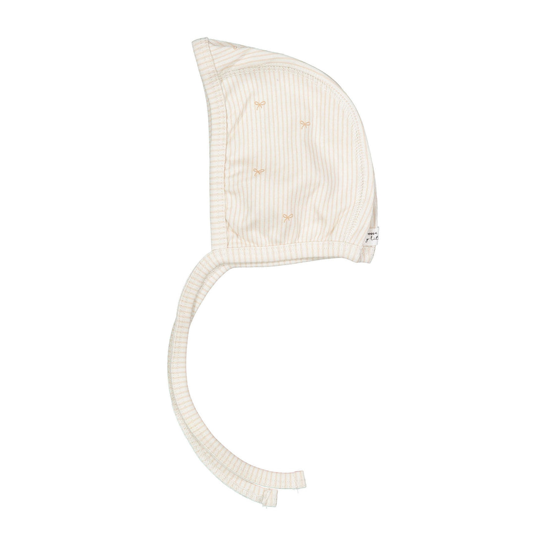 Lovely Littles The Printed Bonnet - Pink Bow