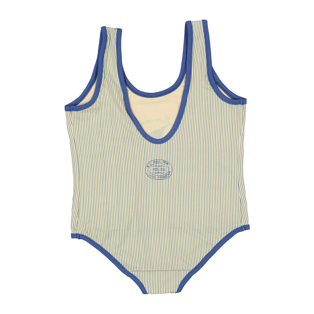 L by Ladida Blue Striped Swimsuit