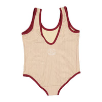 L by Ladida Red Striped Swimsuit