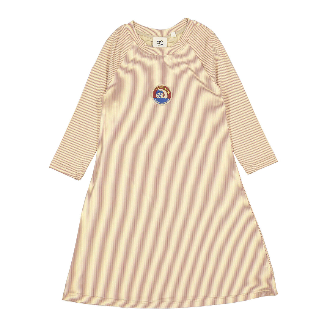 L by Ladida Red Striped Swim Dress