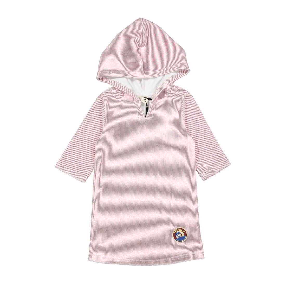 L by Ladida Red Striped Hooded Towel