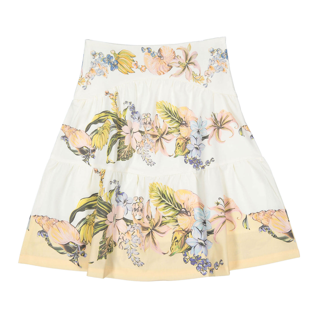 Darlin Floral Tiered Skirt