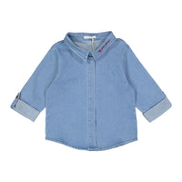 Calla Lili  Blue Denim Nautical Shirt