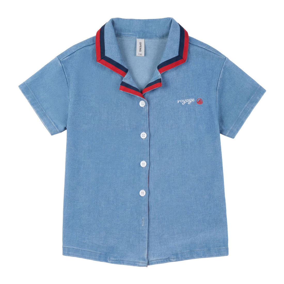 Calla Lili  Denim Blue Nautical Shirt
