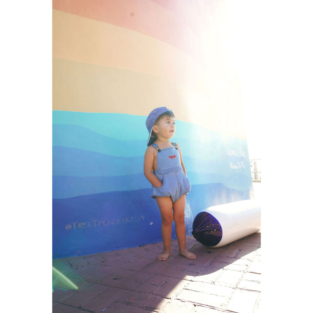 Calla Lili  Denim Blue Nautical Romper