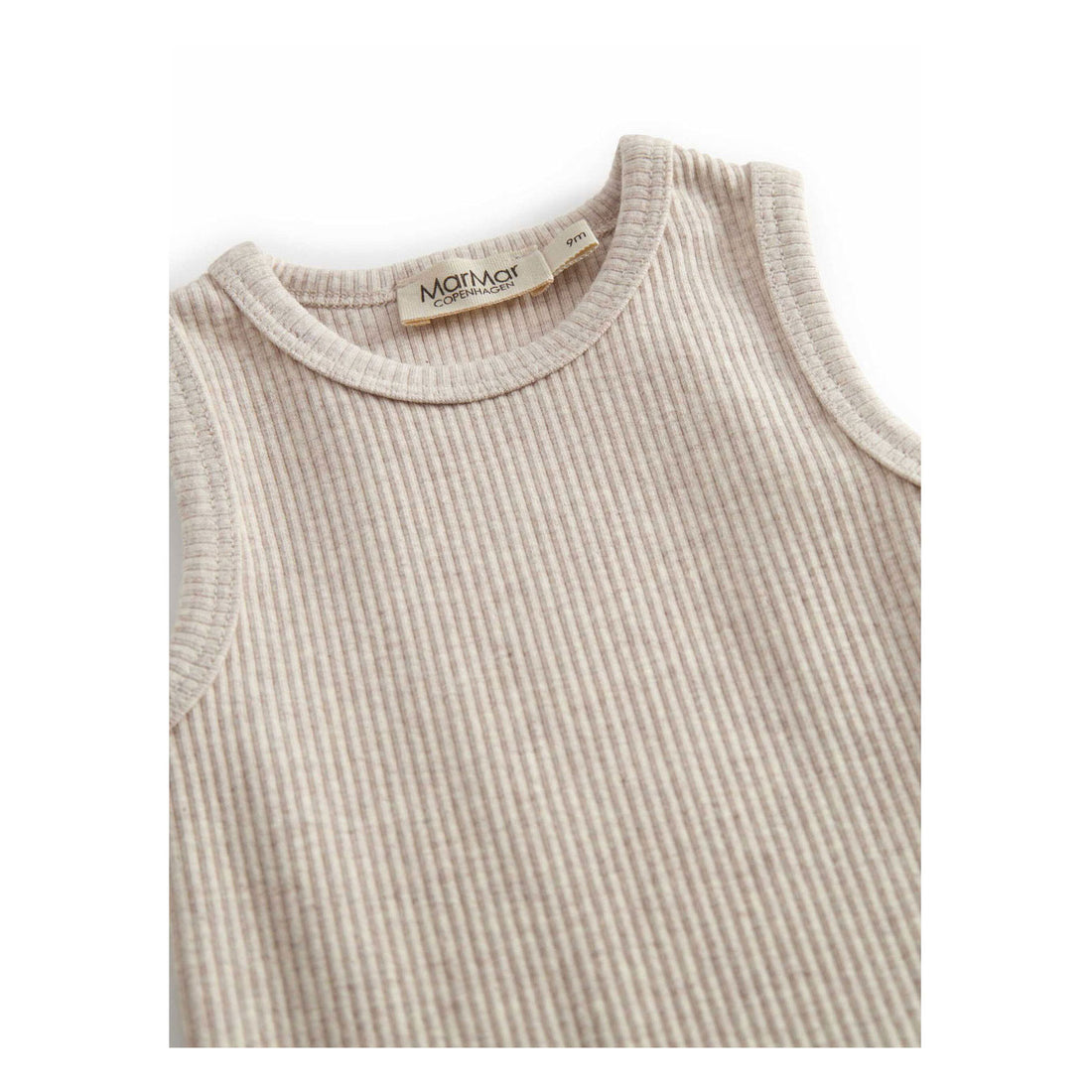 MarMar Copenhagen  Light Beige Mel Sleeveless Bodysuit