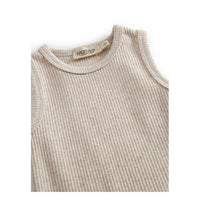 MarMar Copenhagen  Light Beige Mel Sleeveless Bodysuit
