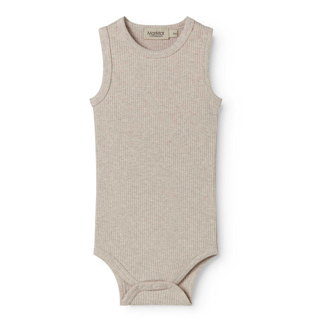 MarMar Copenhagen  Light Beige Mel Sleeveless Bodysuit