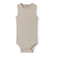 MarMar Copenhagen  Light Beige Mel Sleeveless Bodysuit
