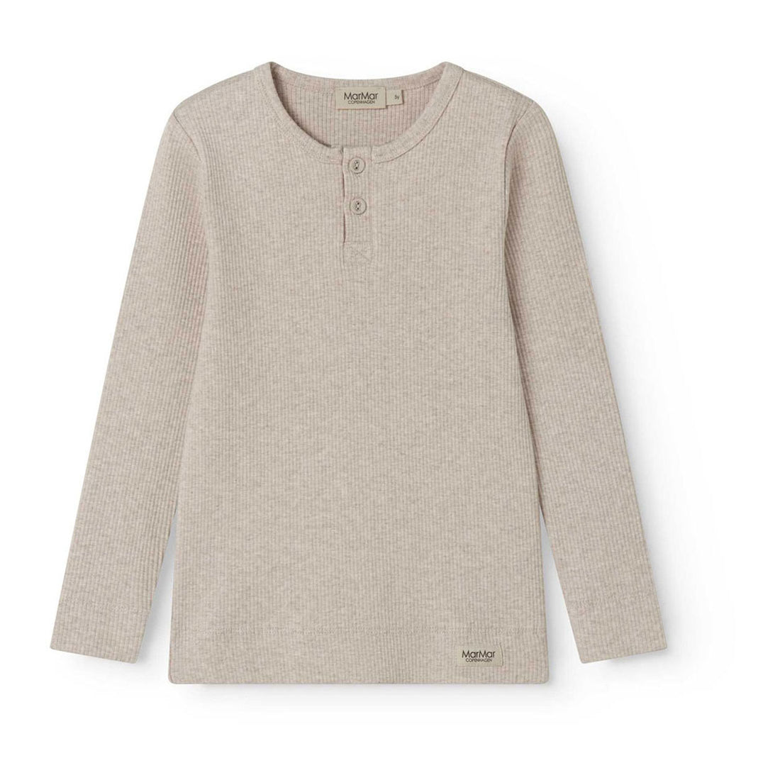 MarMar Copenhagen  Light Beige Mel LS Tee