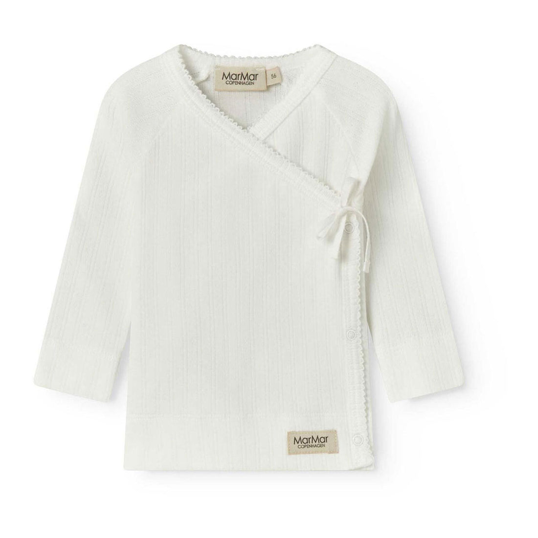 MarMar Copenhagen  Gentle White Tut Wrap LS Tee