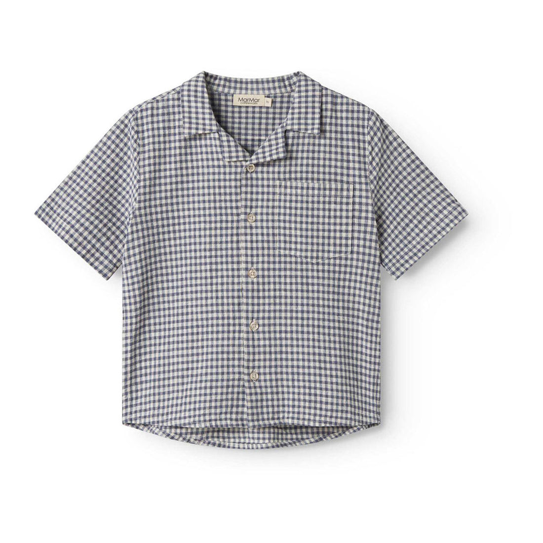 MarMar Copenhagen  Marine Check Tage Shirt