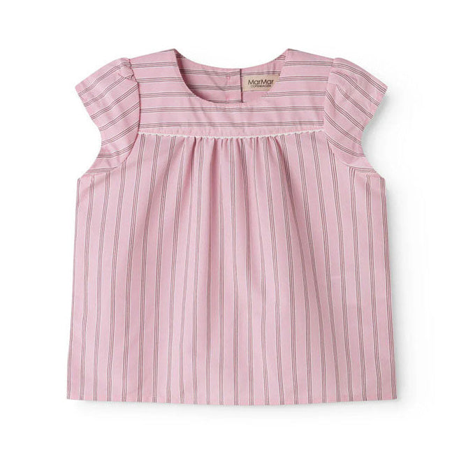 MarMar Copenhagen  Bonbon Pink Stripes Tuss Baby Blouse