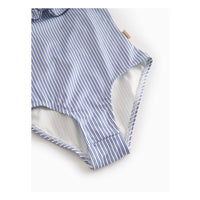MarMar Copenhagen  Bolich Blue Stripe Swilla Bathing Suit
