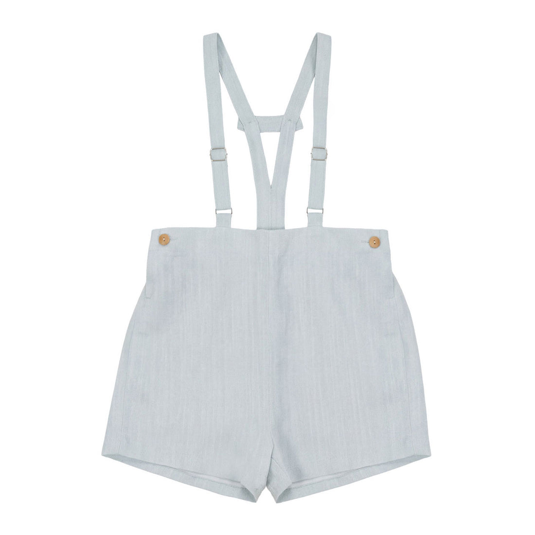 Calla Lili  Blue Sage Suspenders Shorts