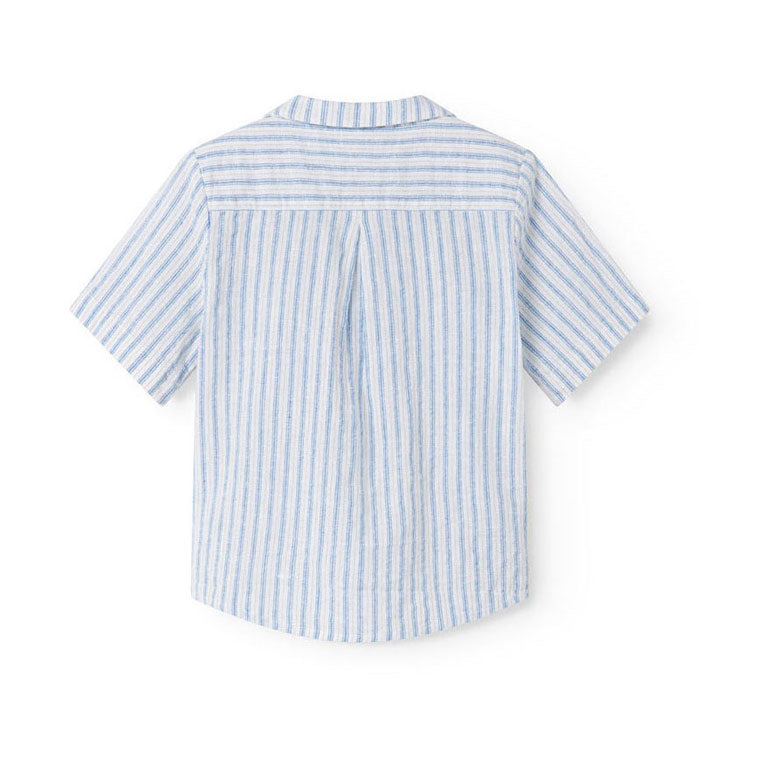 MarMar Copenhagen  Surf Blue Stripe Tage Shirt