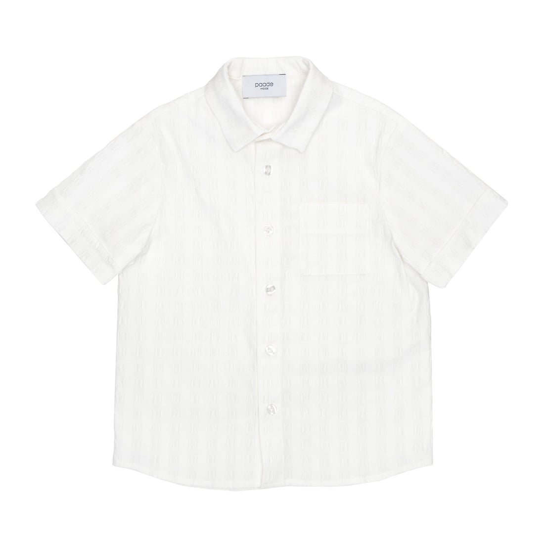 Paade Mode White Iris Cotton Shirt