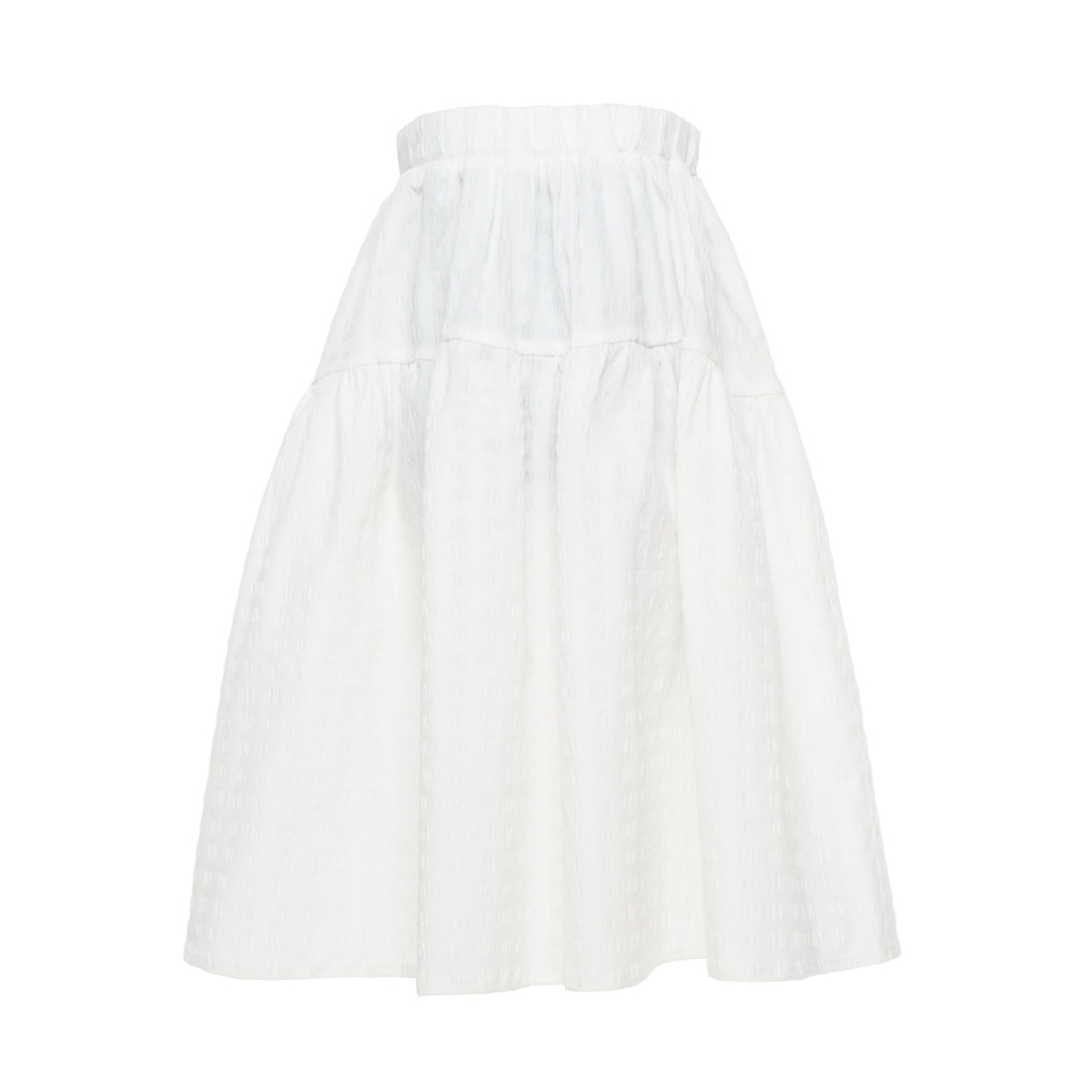 Paade Mode White Iris Long Skirt