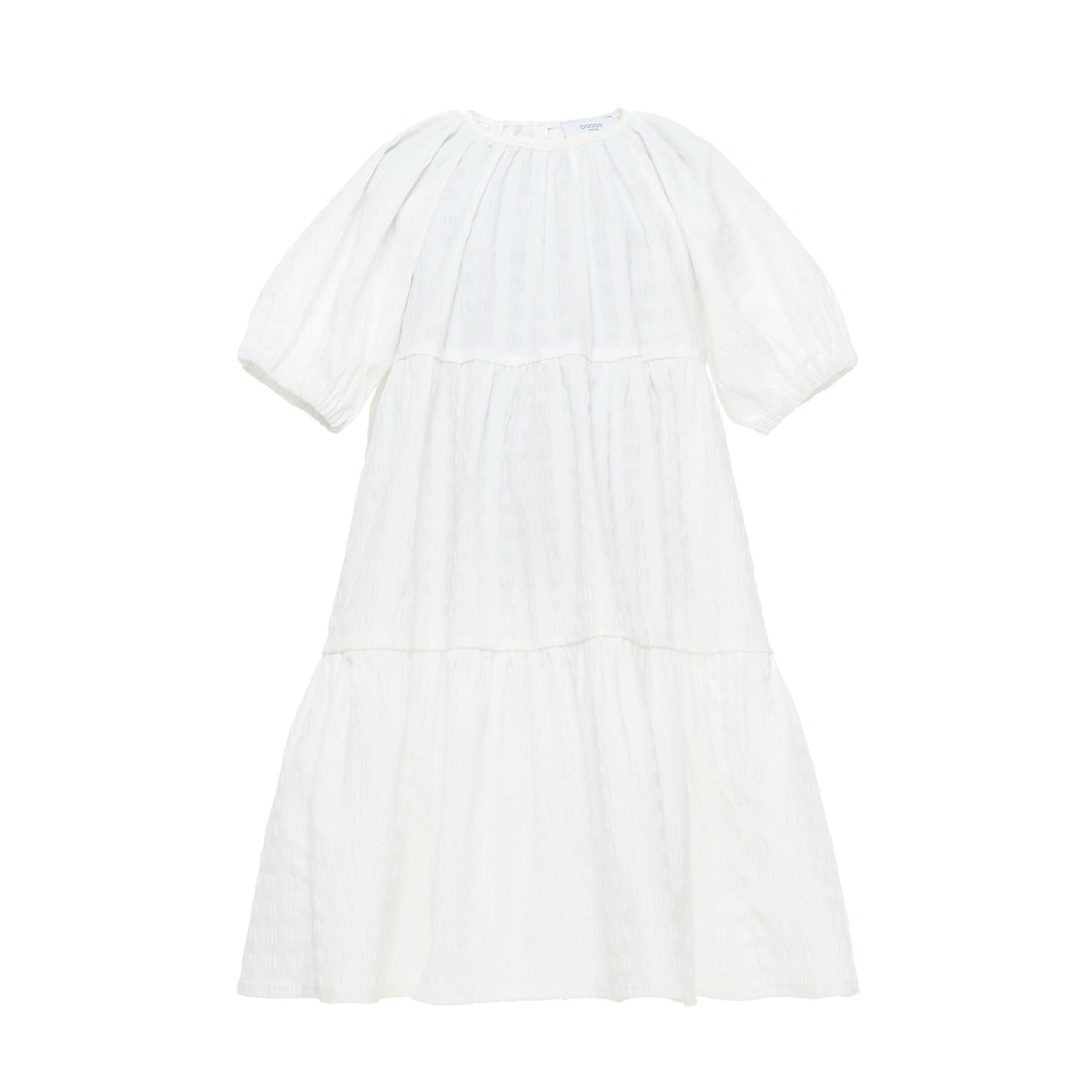 Paade Mode White Iris Cotton Dress