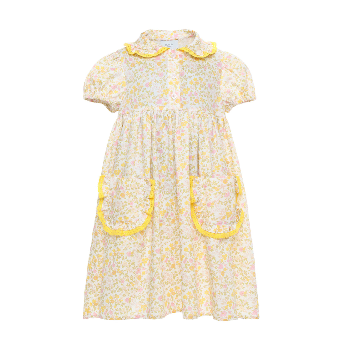 Paade Mode Yellow Mia Cotton Dress