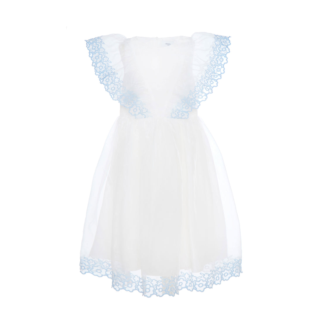 Paade Mode White Ruffle Stella Maxi Dress