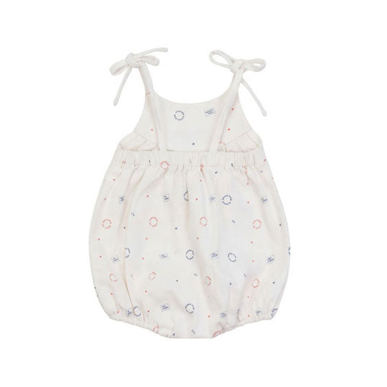 Calla Lili  White Golf Romper