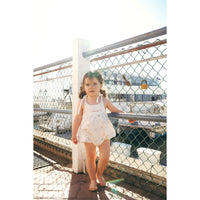 Calla Lili  White Golf Romper