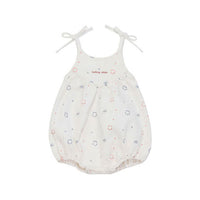 Calla Lili  White Golf Romper