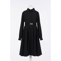 Twinset Black Flannel Long Dress