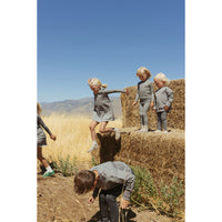 L by Ladida Grey Floral Turtleneck