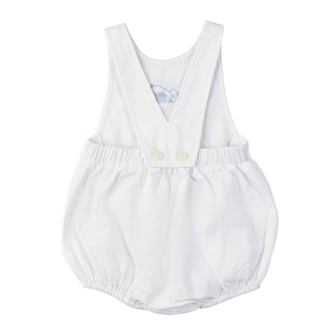 Calla Lili  White Linen House Romper
