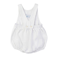 Calla Lili  White Linen House Romper