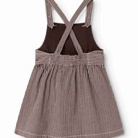 MarMar Copenhagen Dark Brownie Stripe Sanne Dress