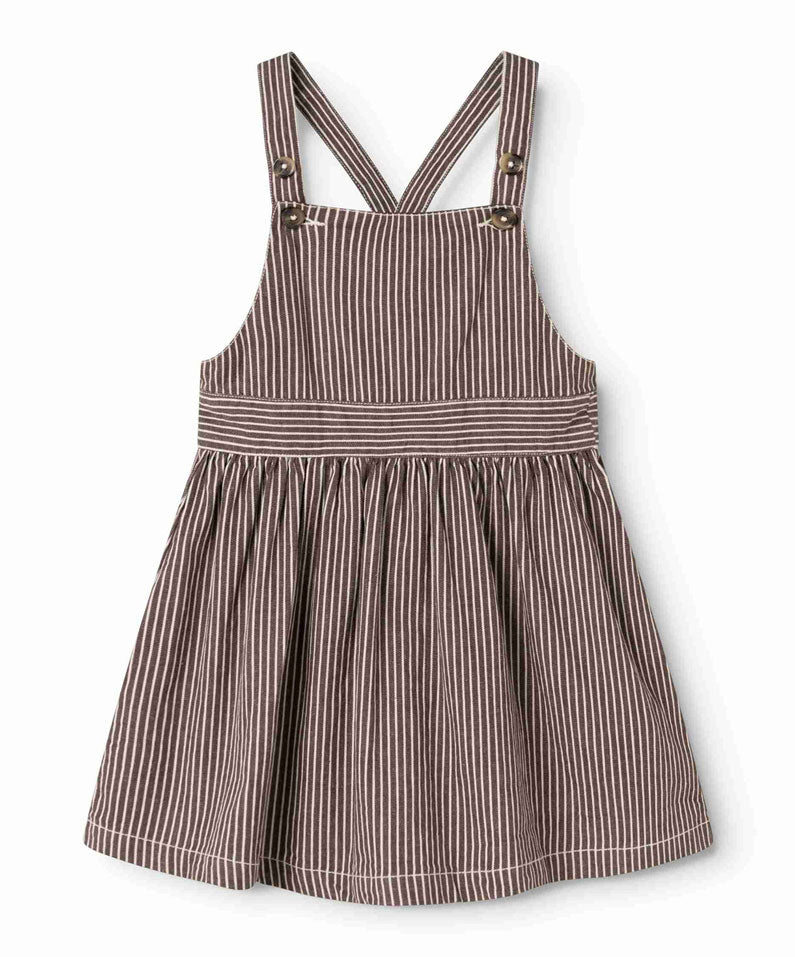 MarMar Copenhagen Dark Brownie Stripe Sanne Dress