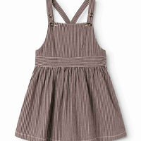 MarMar Copenhagen Dark Brownie Stripe Sanne Dress