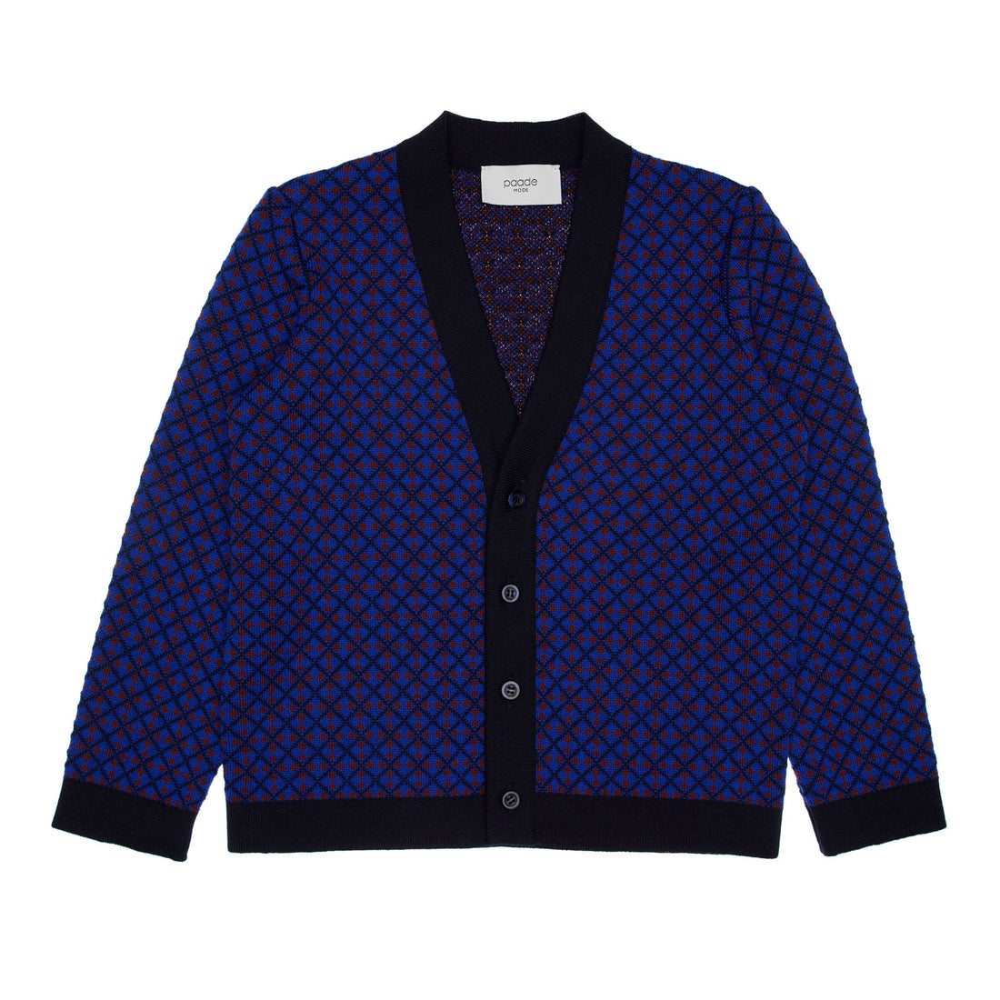 Paade Mode  Luminous Blue Morgan Merino Wool 
Cardigan