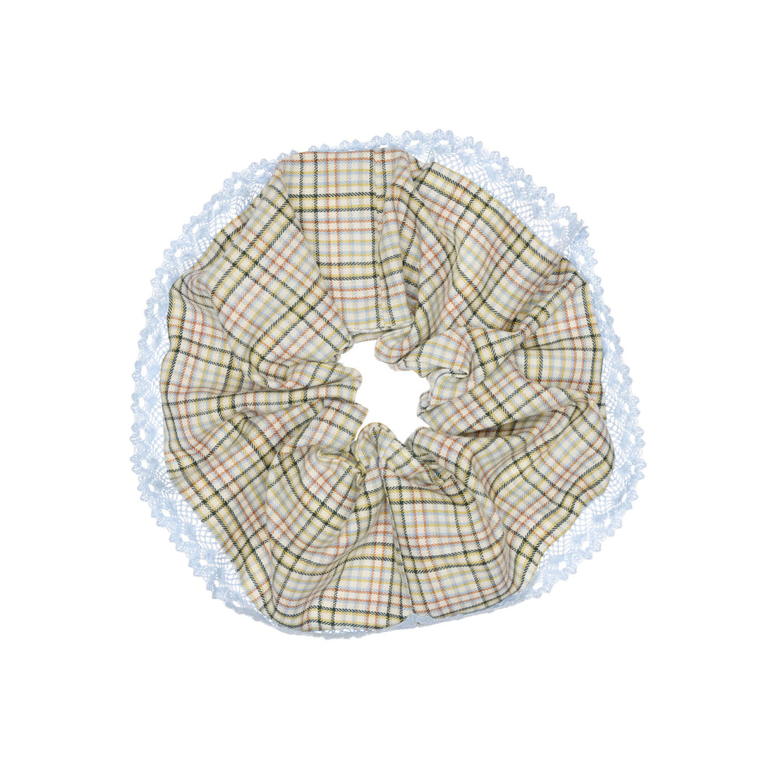 Paade Mode  White Heather Scrunchy