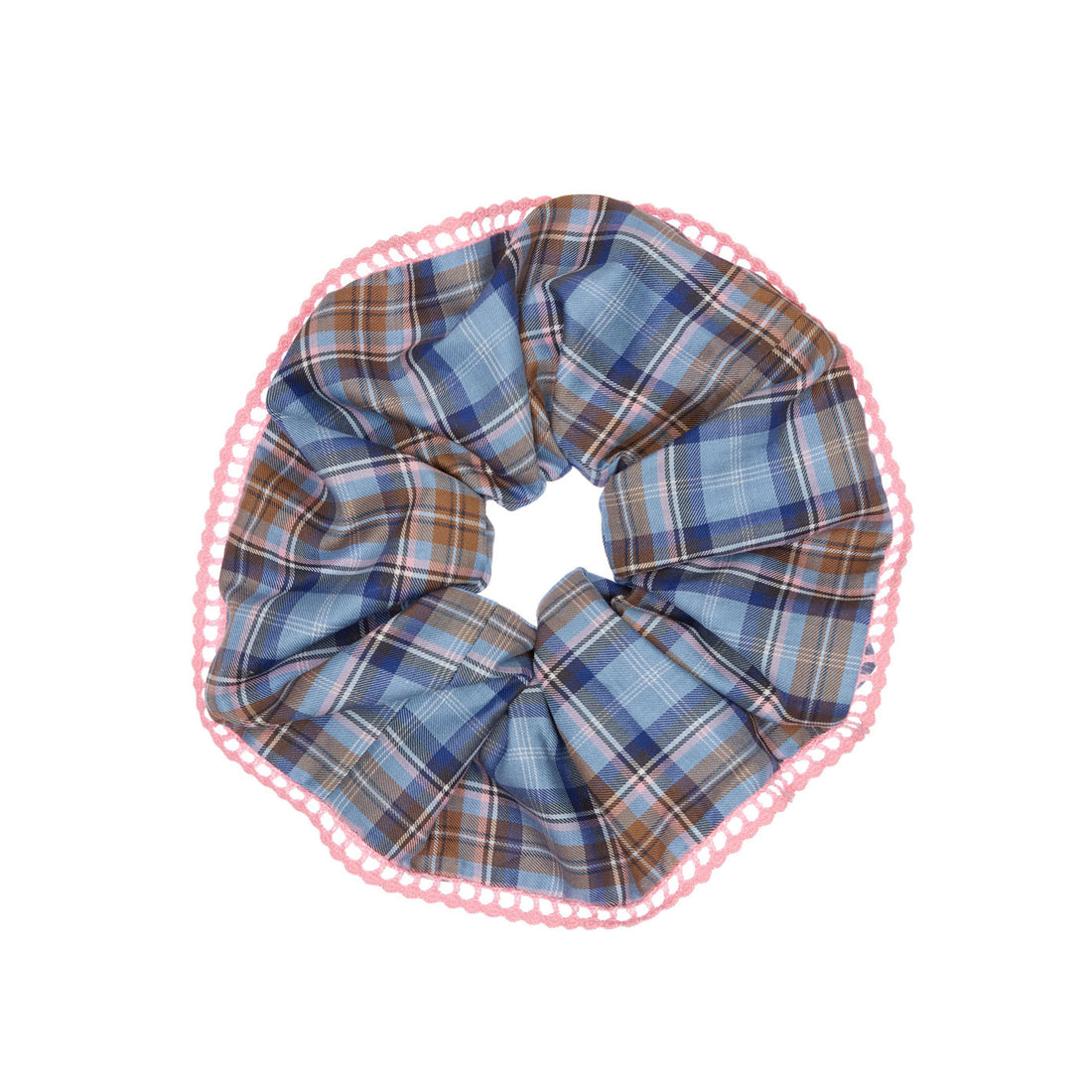 Paade Mode  Blue Willow Scrunchy