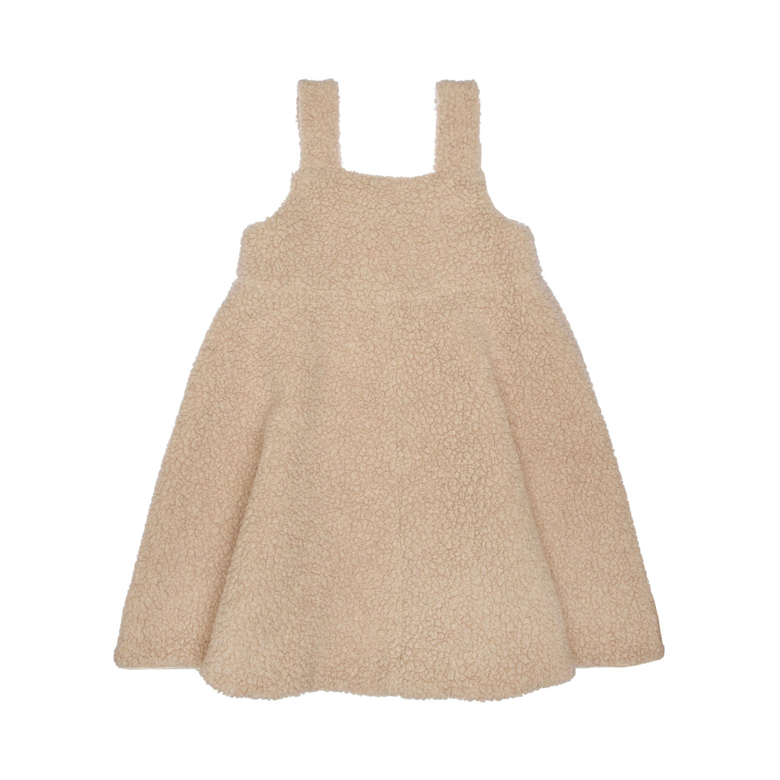 Paade Mode  Grey Leo Sherpa Pinafore Dress